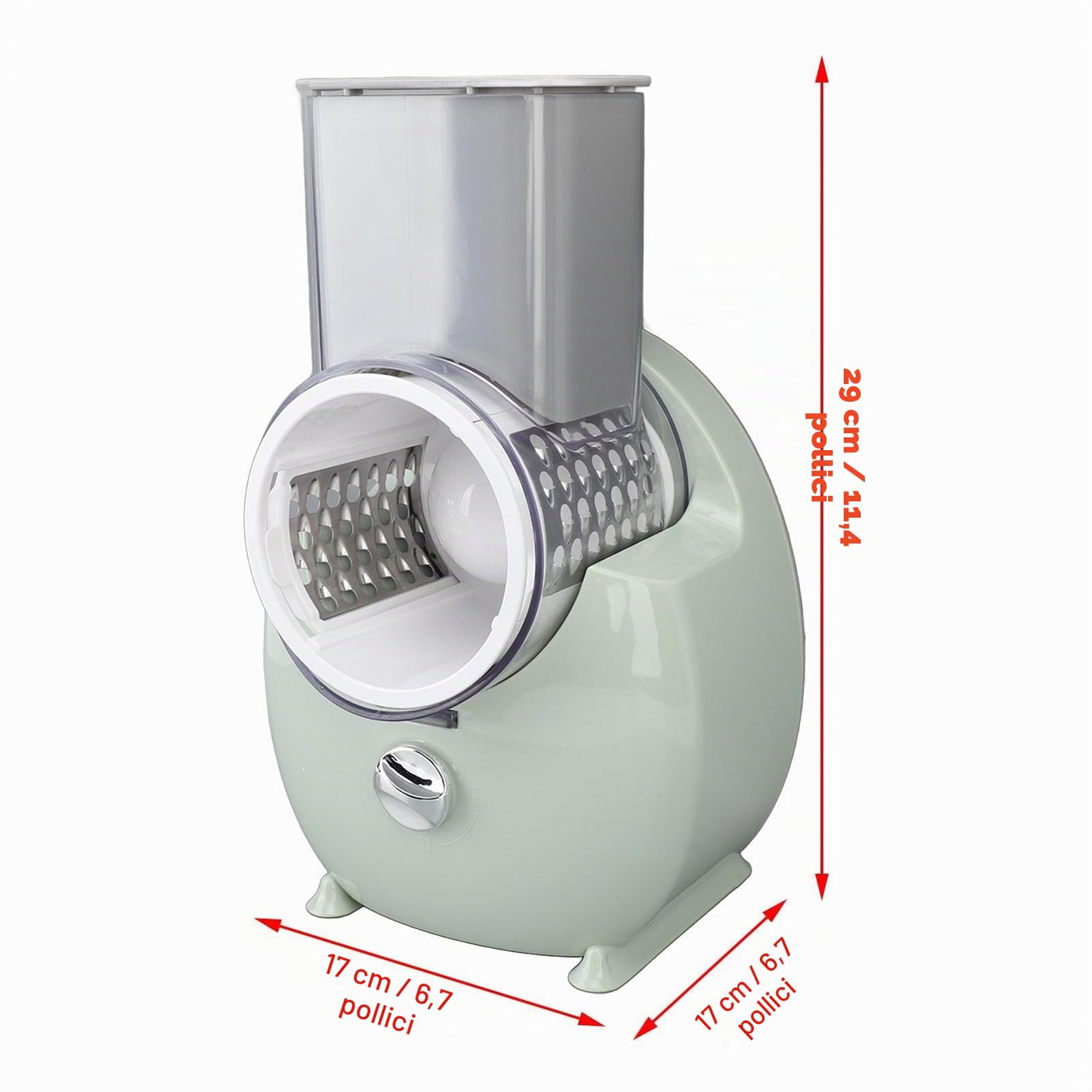 Grattugia elettrica, Affetta Verdure Elettriche Affetta Patate Chopper Multifunzione Affetta Verdure Elettriche Trituratore per Verdure Carote Carote Patate (Green)
