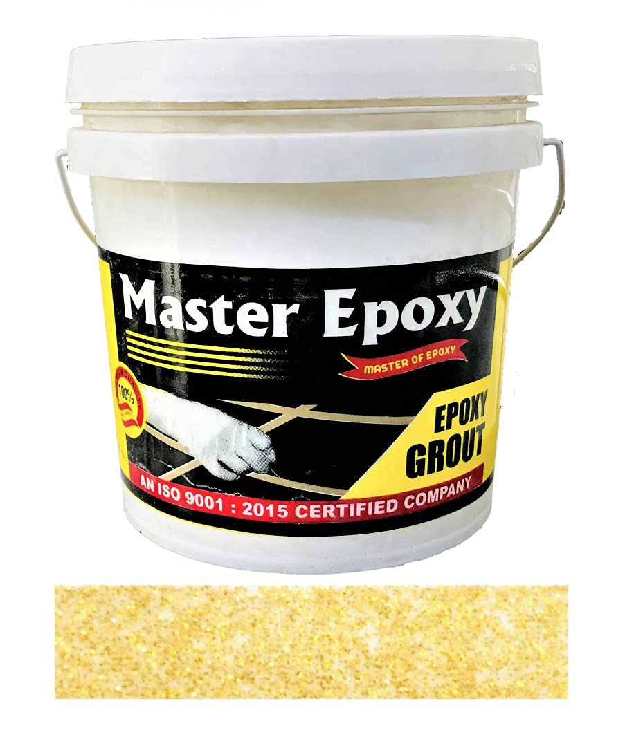 Buy Master Epoxy CTM Tile Epoxy Grout(Special Sparkle White Gold Color