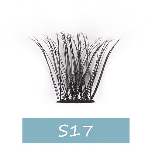 Miniatura 6 de SISILILY Extensiones de pestañas individuales en racimo, 72 unidades, rizo C D, mega volumen, extensiones de pestañas naturales, fáciles de aplicar