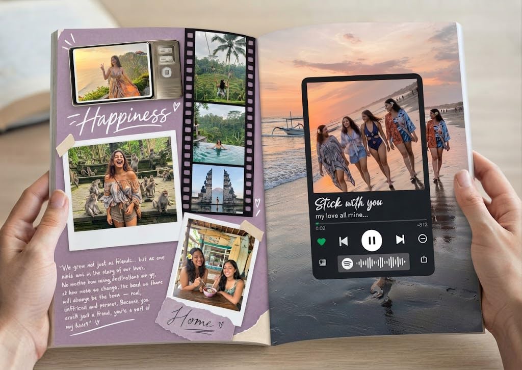 Personalized Photo Scrapbook - Custom Gift -7