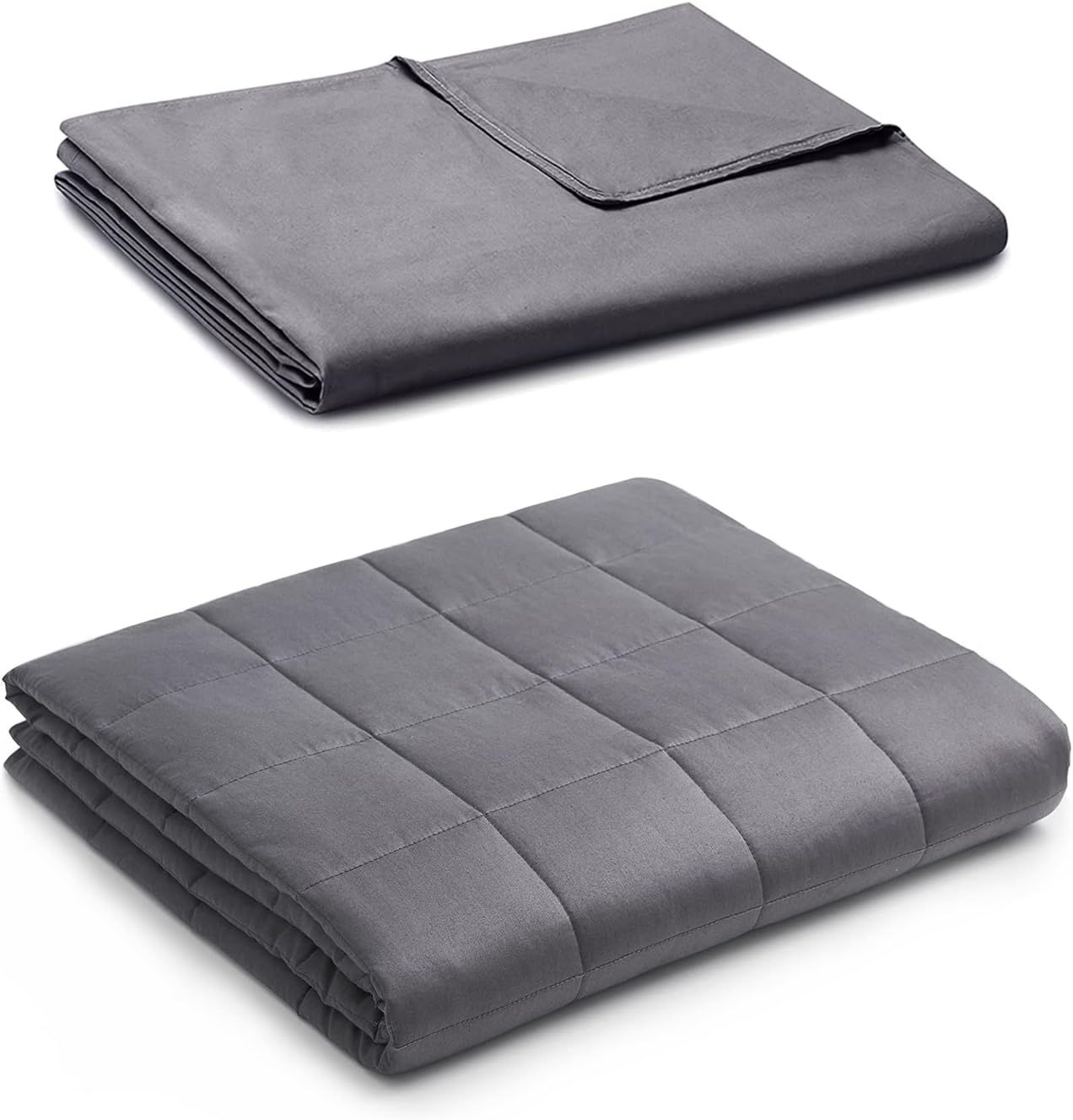 YnM Weighted Blanket with Cotton Duvet Bundle 41''x60