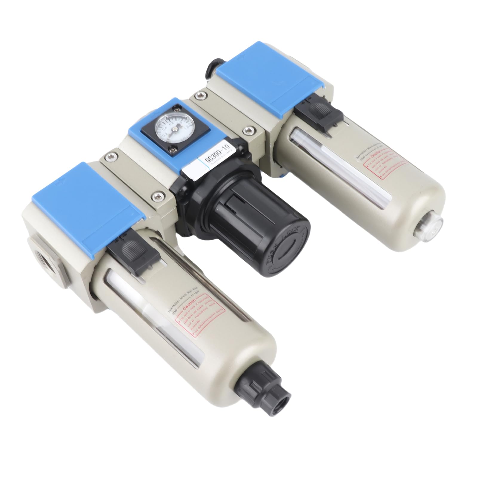 Separatore D'acqua Dell'olio del Compressore D'aria Ad Alta Efficienza con Alimentazione Stabile per Uso in Officina Materiale in Lega di Alluminio (GC300-10)