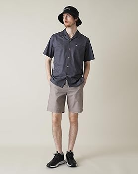 Amazon | [トラヴィスマシュー] メンズ 半袖 オープンシャツ (吸水速