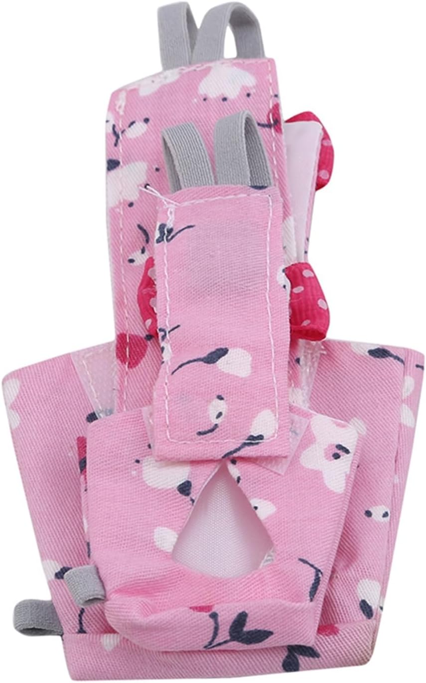 Parrot Diaper with Bowtie Cute Colorful Fruit Floral Cockatiel Pigeons Small Medium Large Pet Birds Flight Suit Clothes Washable(Style 1,Small)