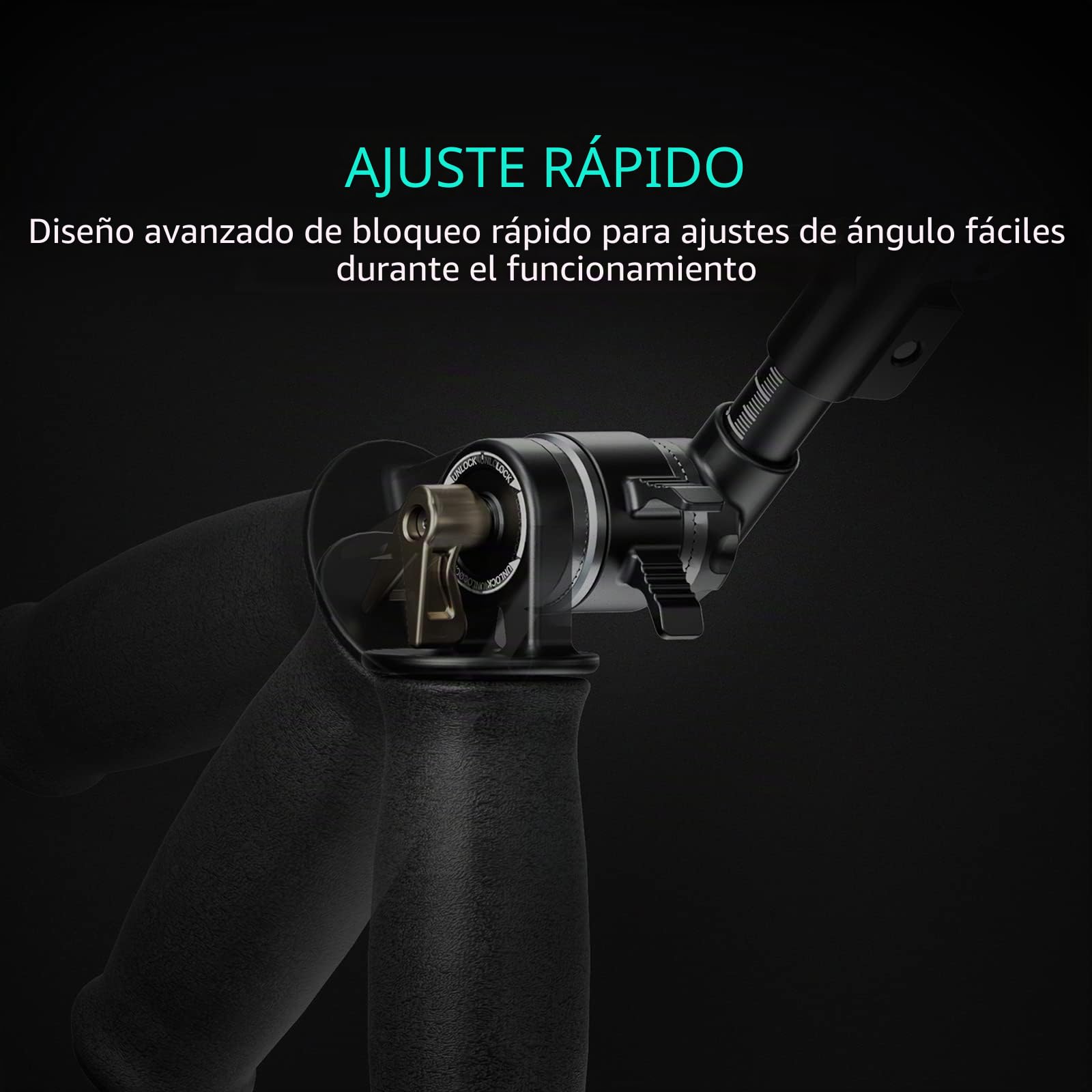Tilta Adaptador de Roseta de Ajuste rápido Kit de filmación Compatible con Tilta Ligero Aparejo de Hombro, RS2/RS3 Pro Gimbal - Negro（Un par） TA-ARA-P-B