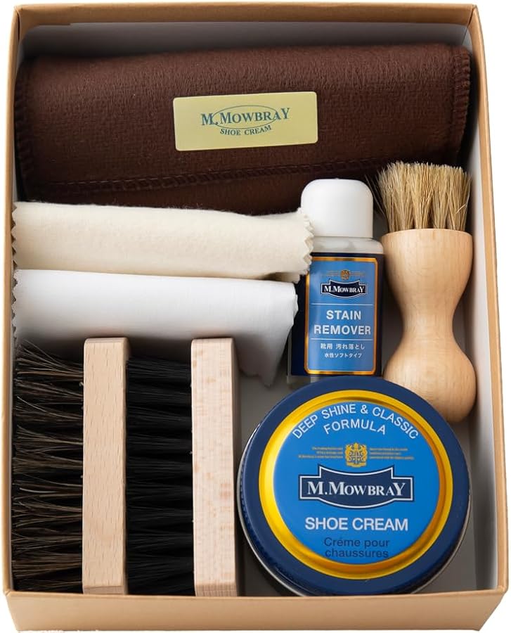 M. Mowbray 靴ケアセット 木製　シューケアRセット M.MOWBRAY