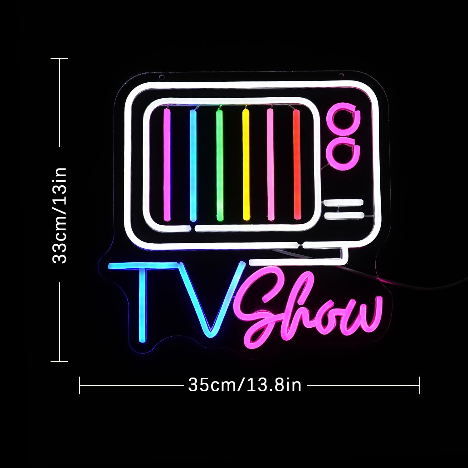 Amazon.co.jp: LULANMP レトロ テレビ ネオンサイン テレビ番組 ネオン