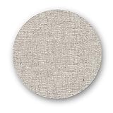 modern-twist 15' Silicone Round Placemat, BPA, PVC-Free Table Mat, Dishwasher Safe, Linen Print in Chocolate, Pack of 1