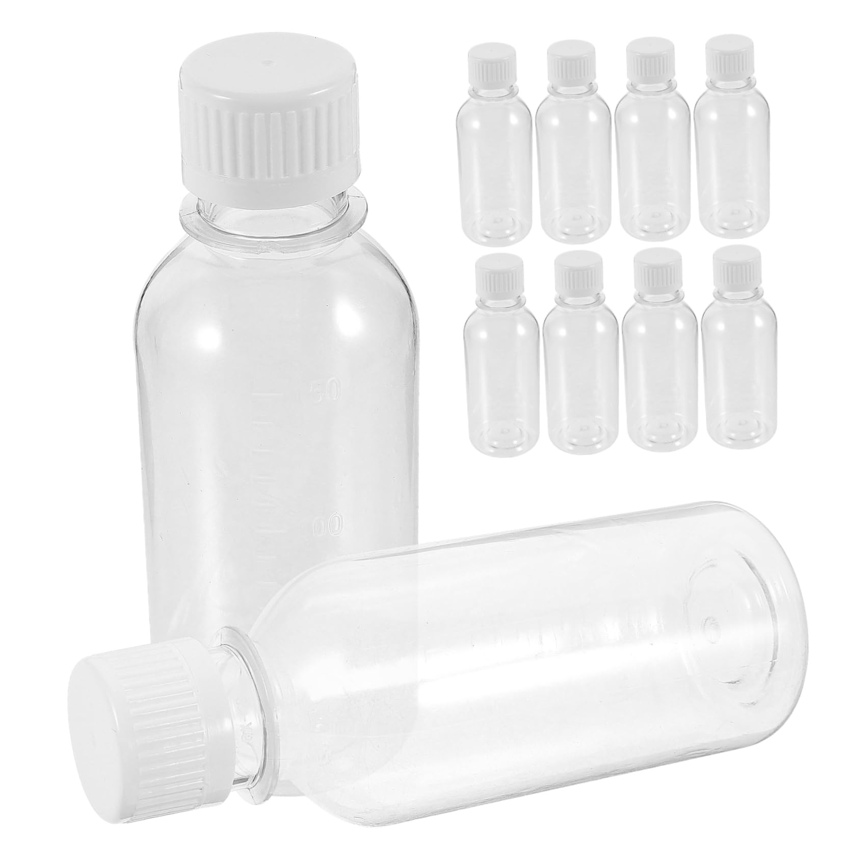 BRIGHTFUFU 12pcs Clear Plastic Bottle Bubble Tea Bottle Water Bottles Water Container Milk Tea Container Terrarium Container Clear Water Bottle Drinking Bottle Milk Bottle The Pet Transparent