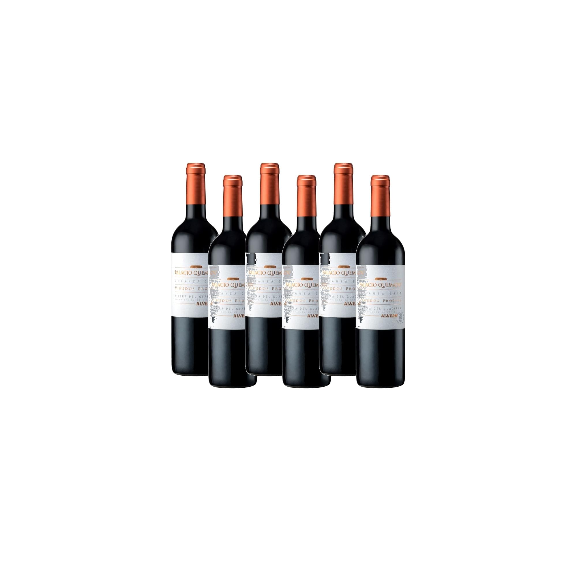 Palacio Quemado Crianza vino tinto premium selección gourmet – 6 Botellas x 75 cl
