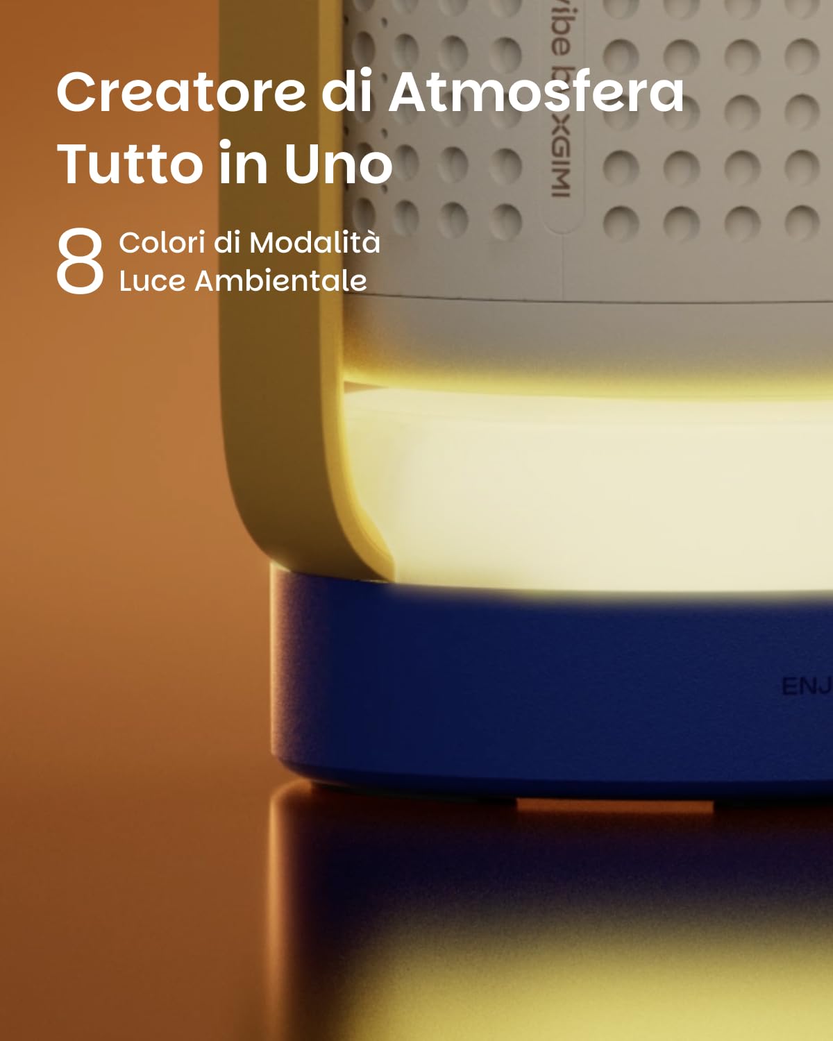 XGIMI Vibe One Proiettore Smart Mini Portatile 1080P, GTV con Netflix con Licenza, Batteria Integrata, Messa a Fuoco Automatica, Correzione Trapezoidale Automatica, Proiettore per la Casa (Blu Scintilla)