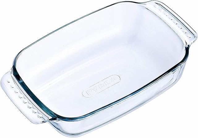 Pyrex Classic Rectangular Pan, Glass, 0.75 Litre Clear
