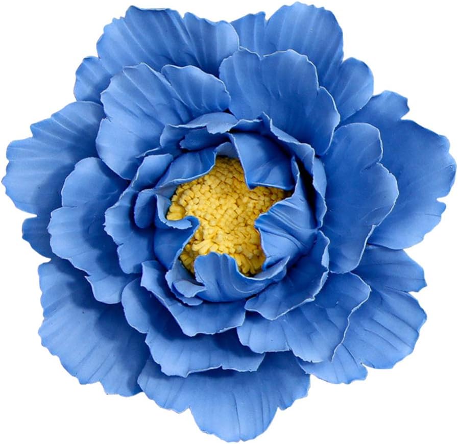 Homoyoyo 1pc Peony Flower Wall Decoration Outdoor Artificial Flowers Hanging Flowers Artificial Decor Ceramic Peony Home Decorations Bedroom Decore Porcelain Flower Ceramics Television Baby