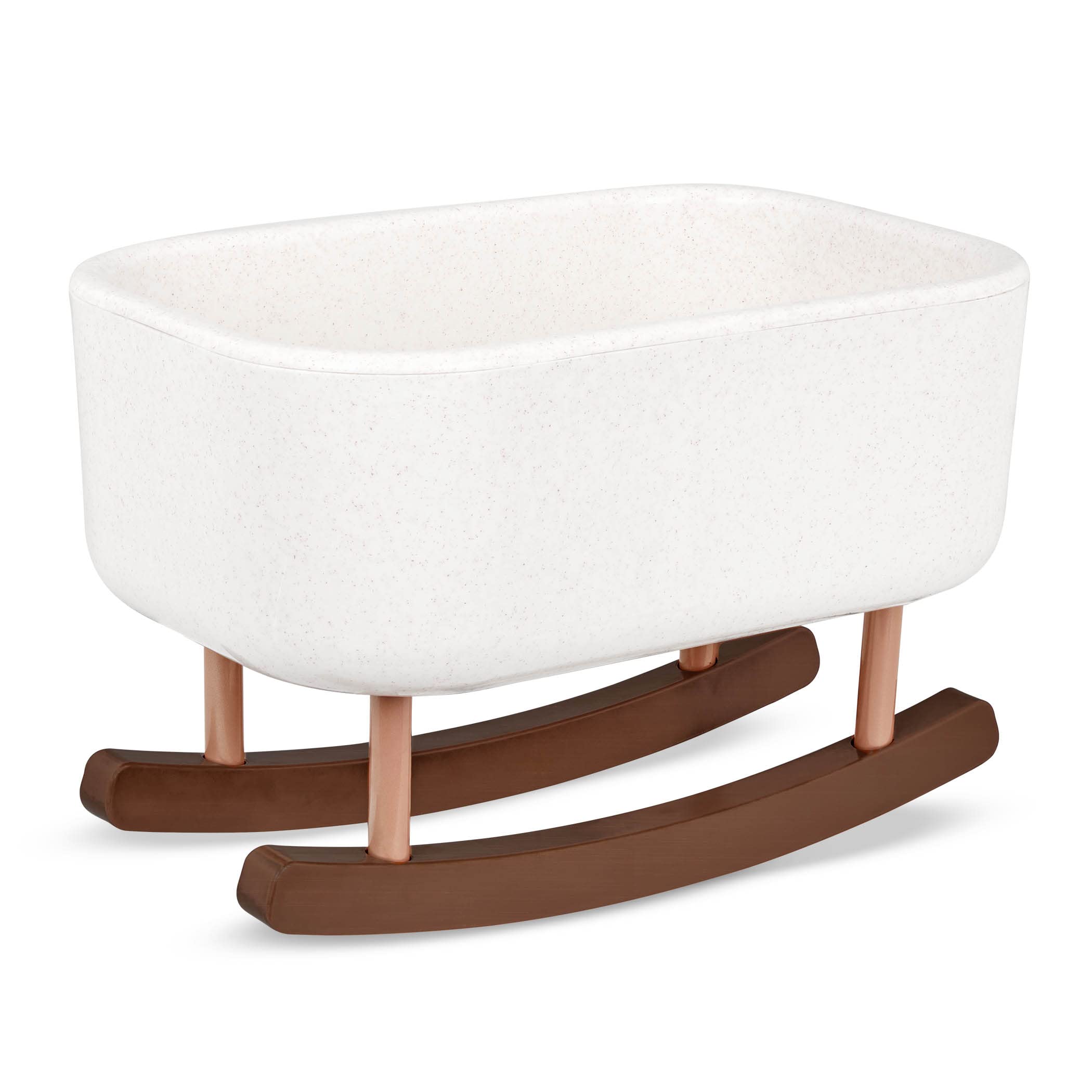Babi BAB7620Z Rocking Crib – 14 cali Baby Pretend Play Toys – stylowe akcesoria dla dzieci – 2 lata + – lalka Bassinet