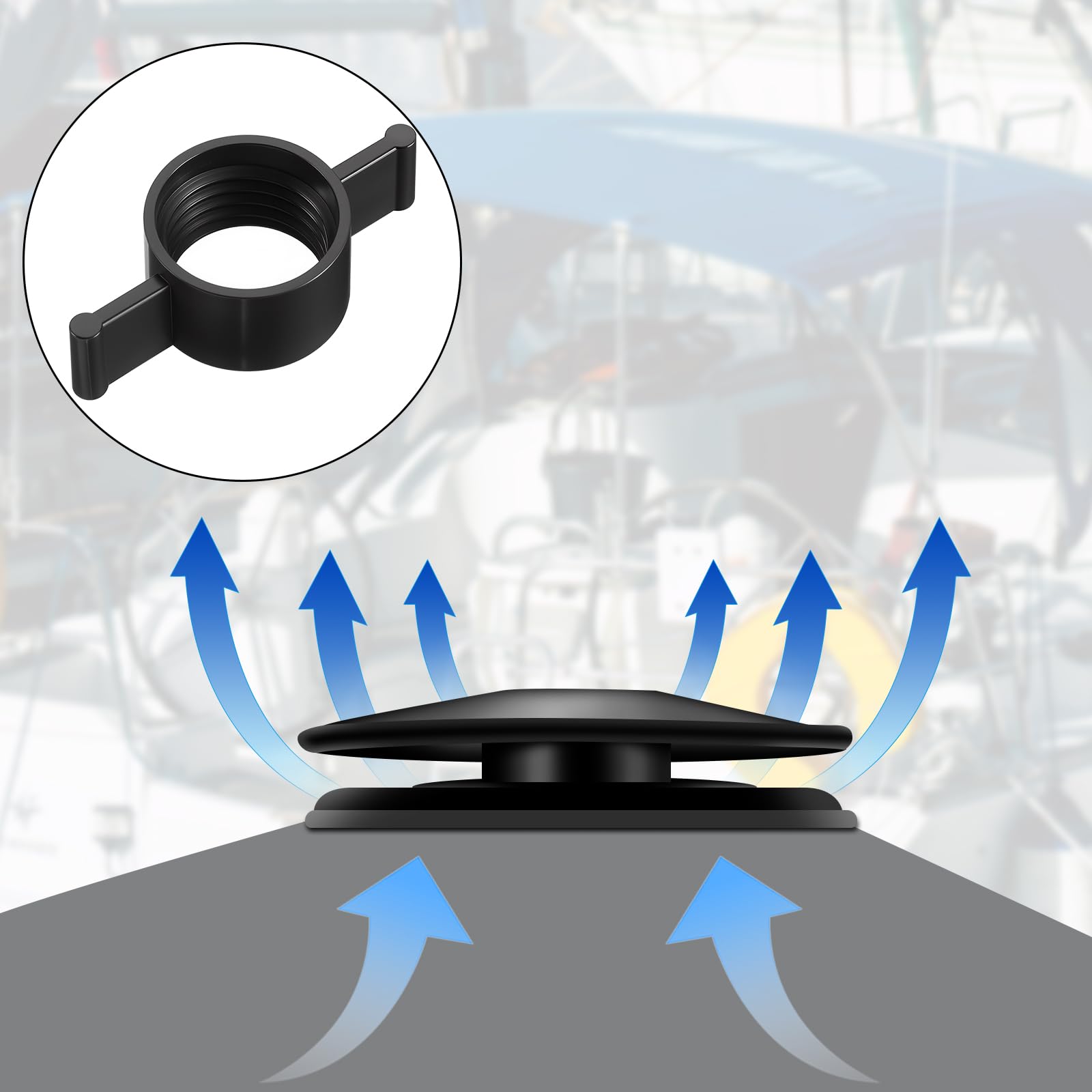 Bucherry 5 Pcs Wing Nut Replacement Wing Nut for Boat