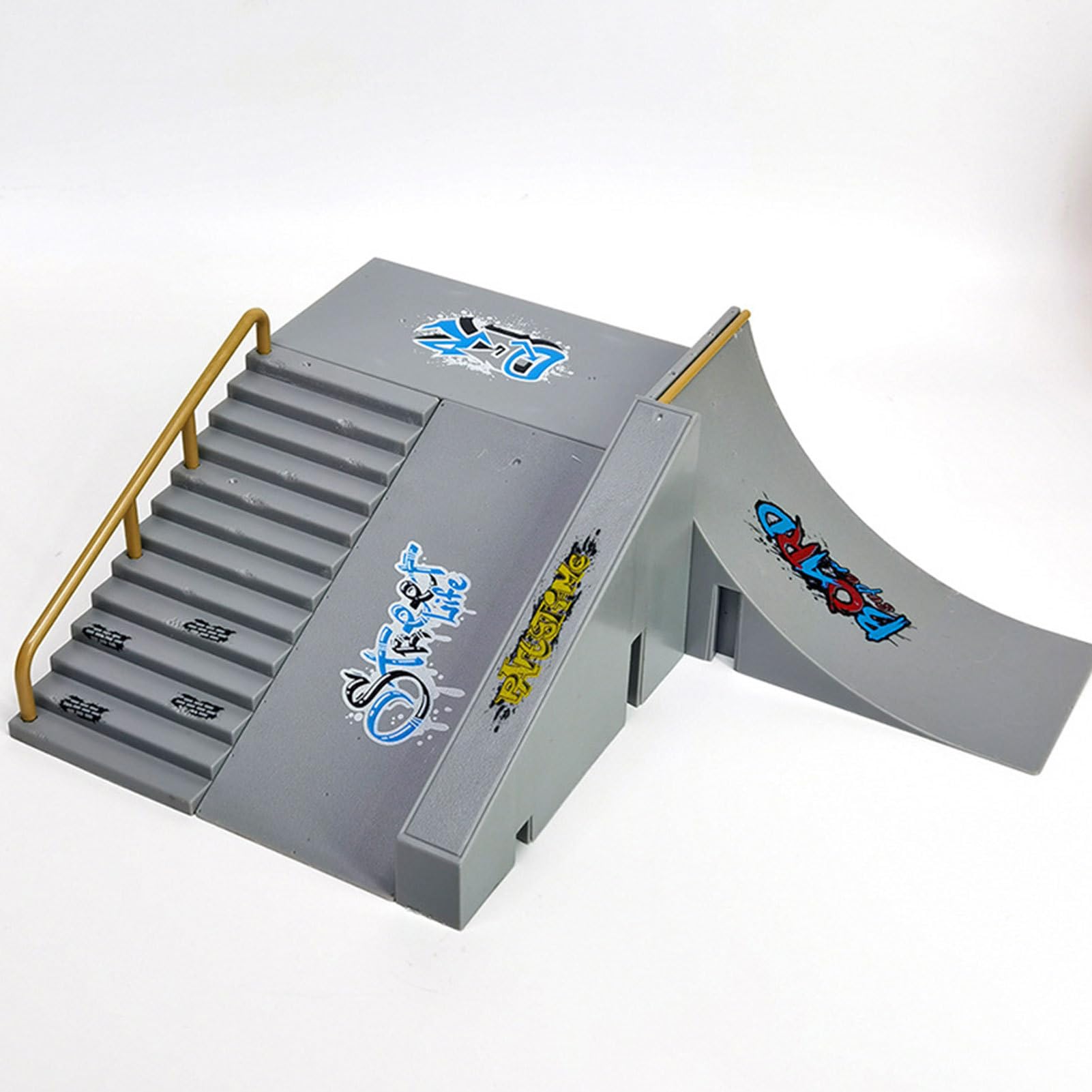 Finger Skateboard Rampe Set Fingerboard Rampe, Skate Park Kit Mit Rampen, Ultimate Fingerskateboard Zubehör Geschenke Ramp DIY Montage Für Kinder Geburtstag Geschenk