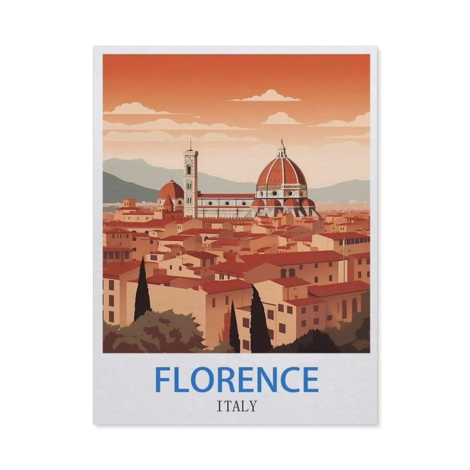 BEAYODKP 5D DIY Diamond Painting kit，Florence Italy（50x60cm）