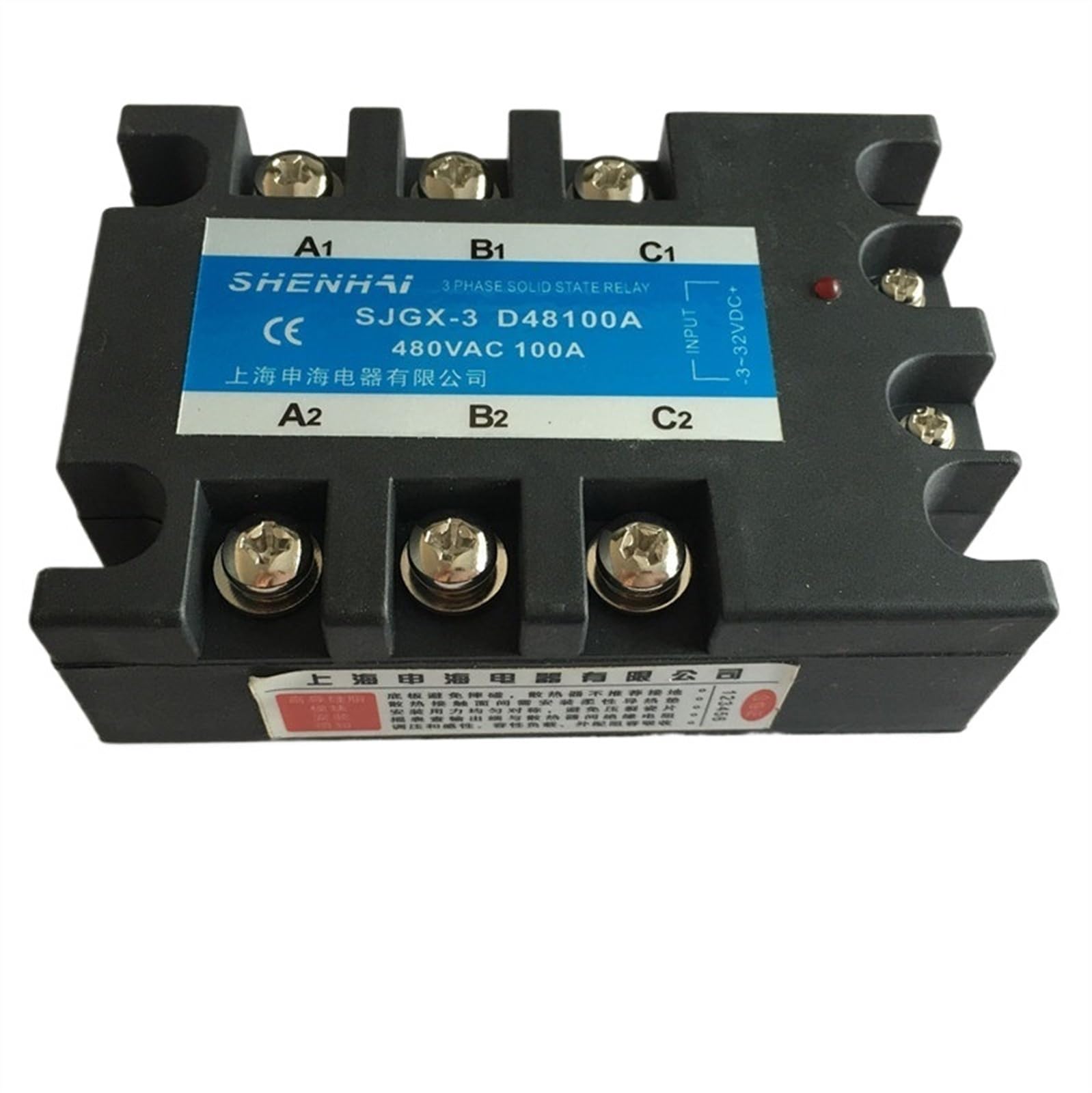 Relé estado sólido trifásico SJGX-3 D48 100A 480VAC