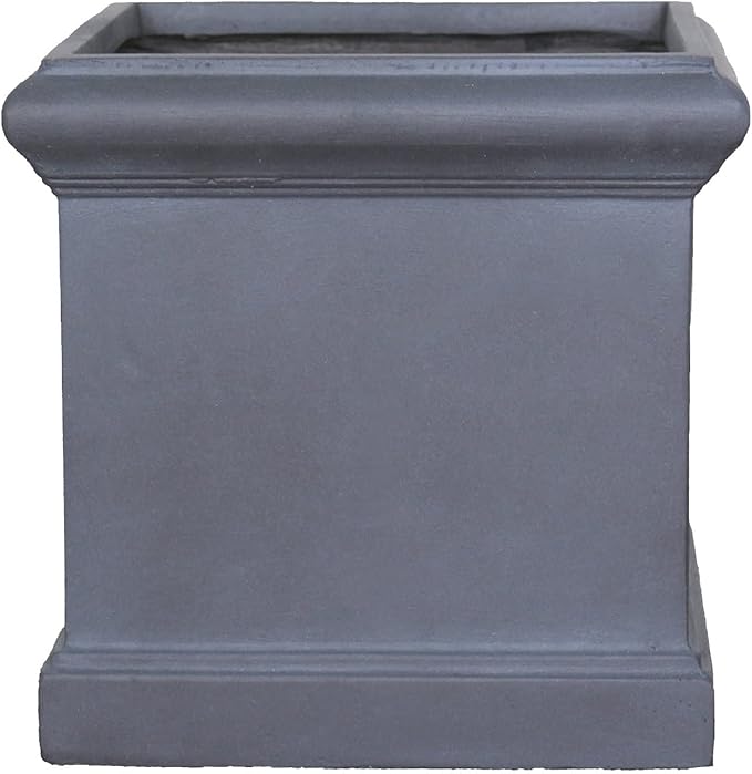 IDEALIST Large Plant Pots Outdoor Square Garden Planters with Drainage