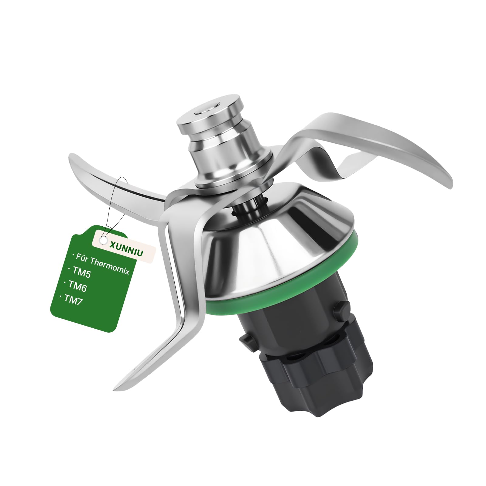 Gruppo Coltelli di Ricambio per Vorwerk Thermomix Bimby TM6 TM7 TM5 - Gruppo Lame Bimby TM6 TM5 in Acciaio Inox SUS420 - Lama per Ricambi Bimby TM6 TM5 - Accessori per Thermomix TM5/TM6/TM7