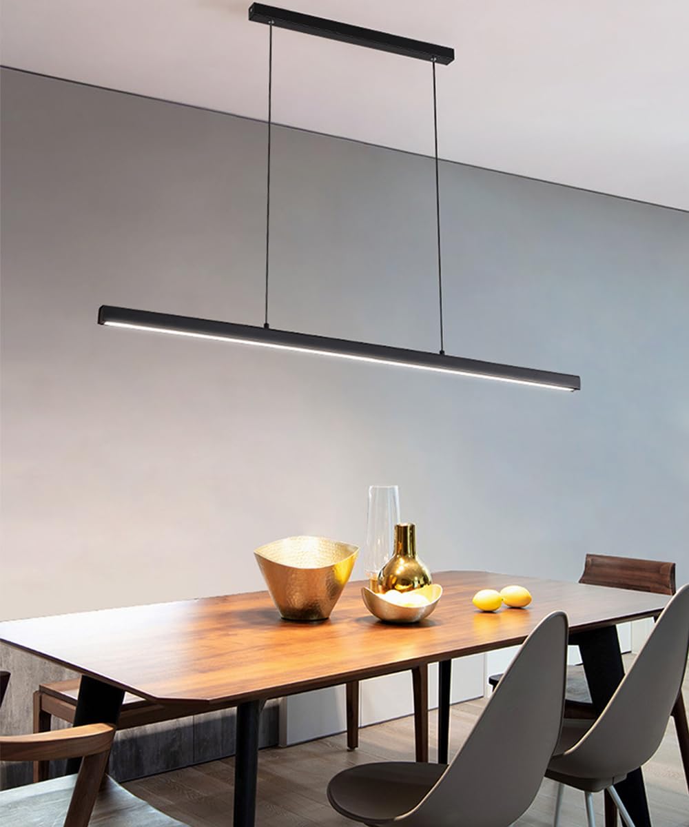 Lampadario LED Sospeso Moderno - Luce Dimmerabile 3000K-6500K Per Cucina, Sala Da Pranzo | Regolabile Con Telecomando - Foto 10