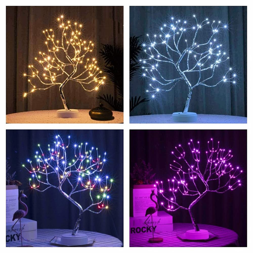 Tree Led Night Light Copper Wire Led Night Lights Edison Light Bulb Small Night Light