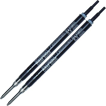 Schmidt DSM 2006 Feinminen-System 0.5mm Lead Refill for Advance Mechanical Pencil Converter - Pack of 2