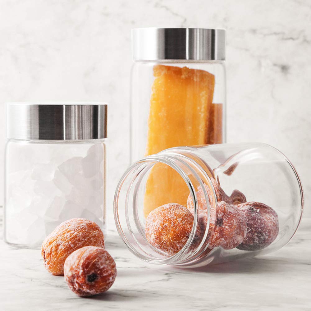 Amazon｜密封タンクホウケイ酸ガラス収納瓶ポータブル収納タンク