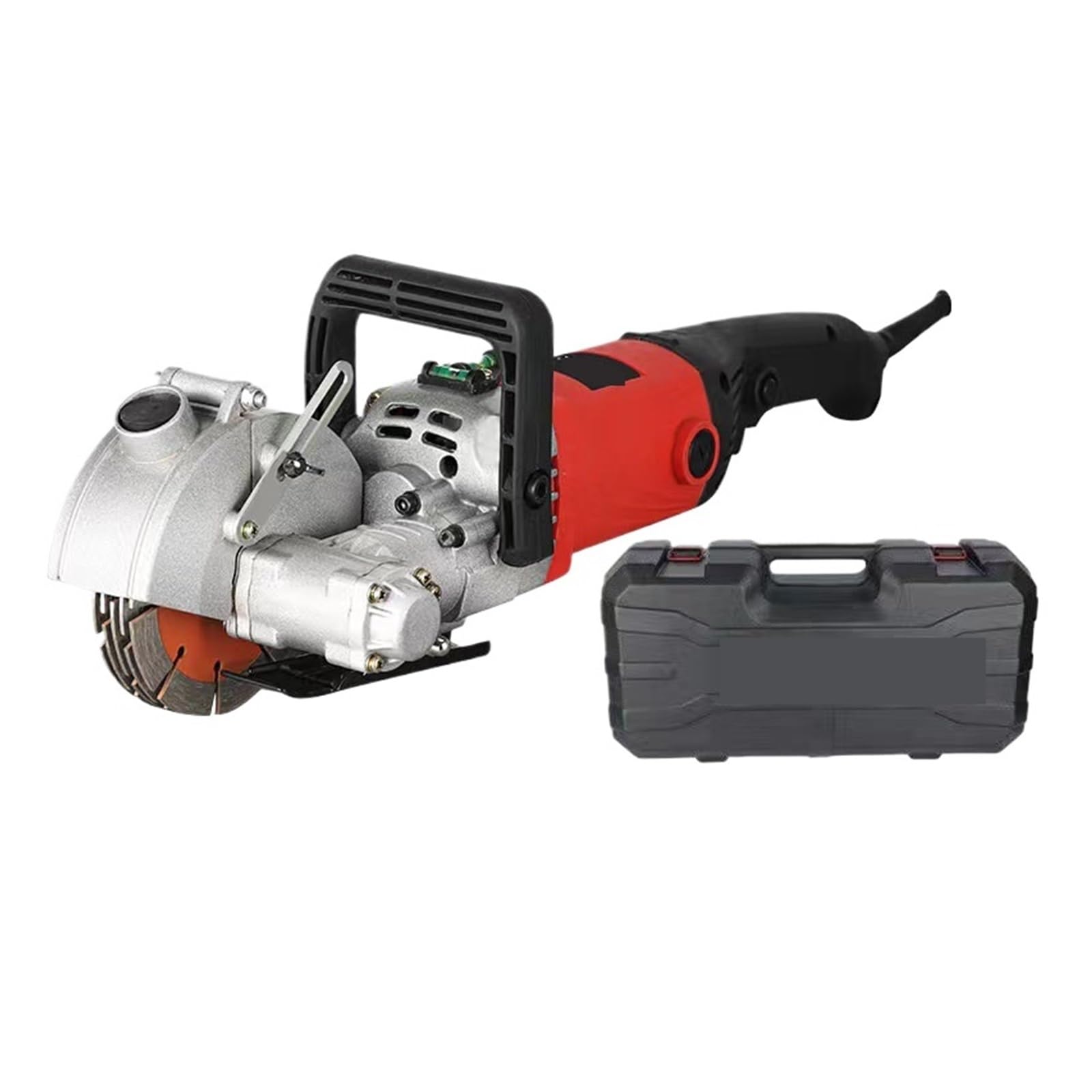 Pqlxjjyur 5800W No Saw Blade 8980W Handheld Wall Slotting Machine Brick Cutter Concrete Chaser Groove Hydropower Installation Circular Saw Powerful Grooving(5800W No Saw Blade)