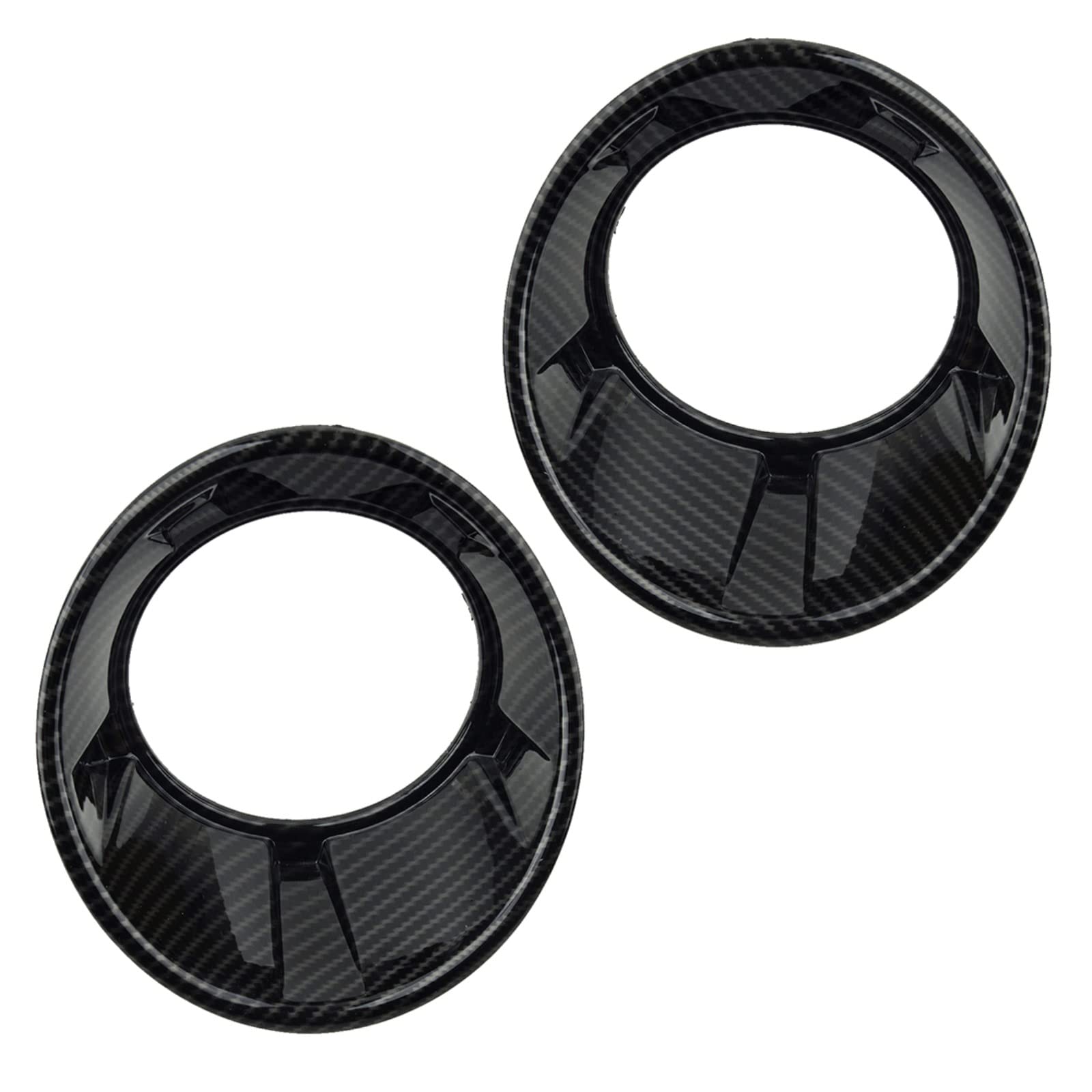 Couvre-lampes antibrouillard en vraie fibre de carbone style sport chic pour Camaro 2010-2015