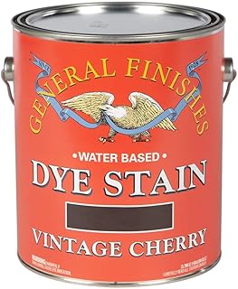 General Finishes Water Based Dye, 1 Gallon, Vintage Cherry