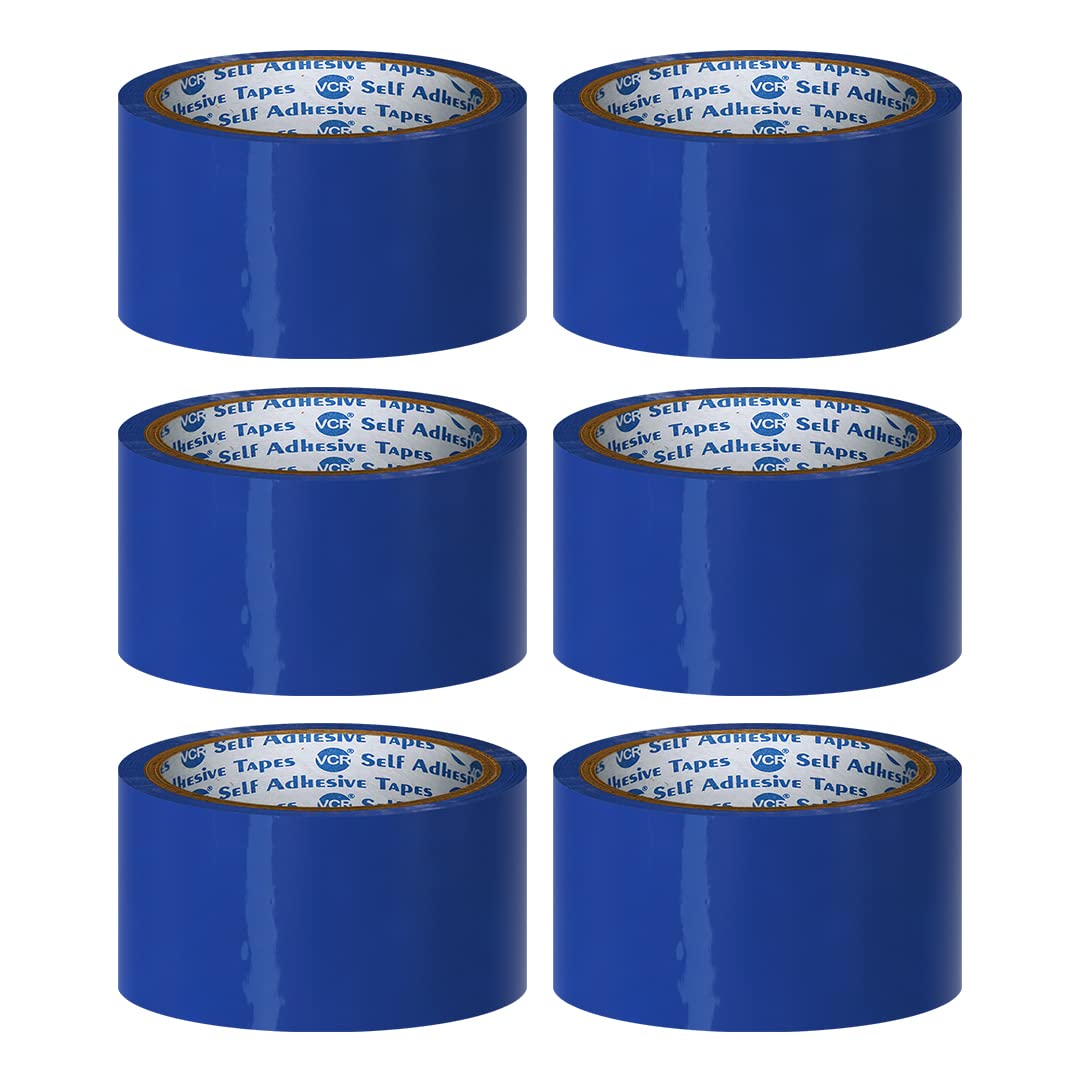 VCR Blue Color Tape - 50 Meters in Length - 48mm / 2" Width - 06 Rolls Per Pack - BOPP Self Adhesive Tape for Arts and Craft use, Box Packing, Office and Home use (B07RWV6QSL) Amazon Price History, Amazon Price Tracker
