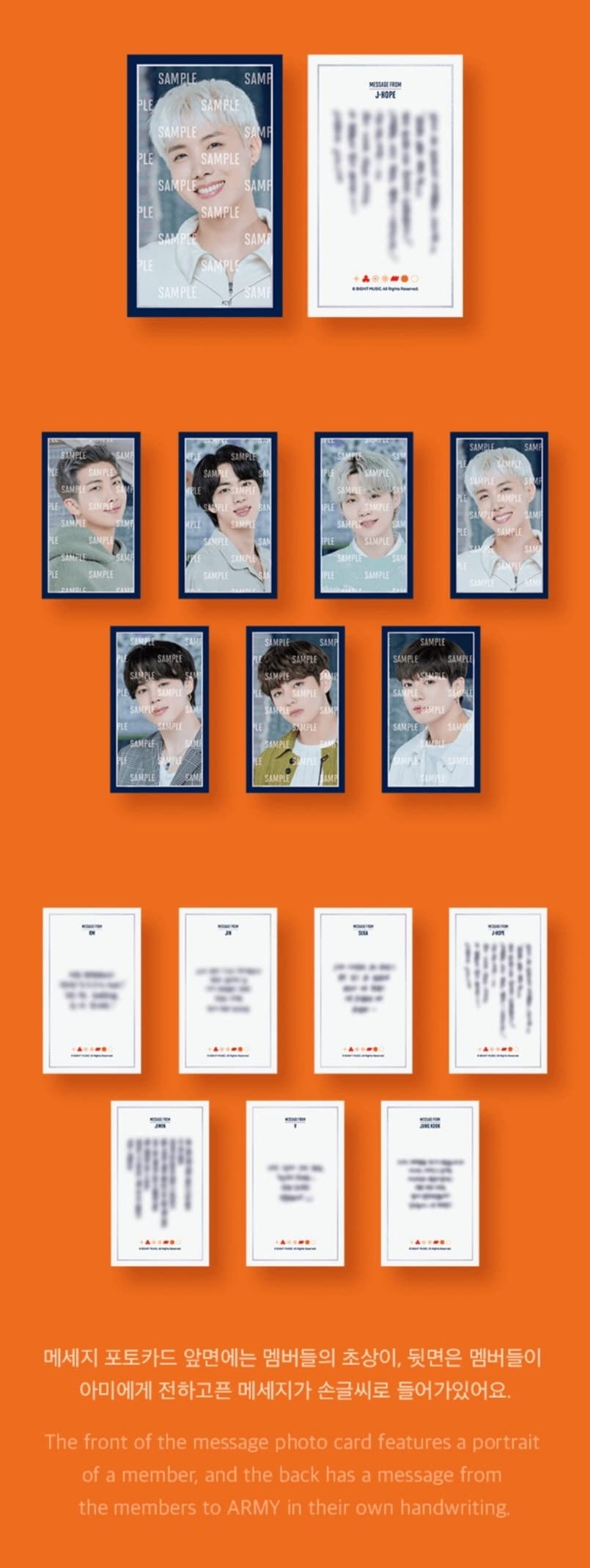 BTS フォトフレーム BTS Photo Frame Synthetic Wood & Paper For Home and Office