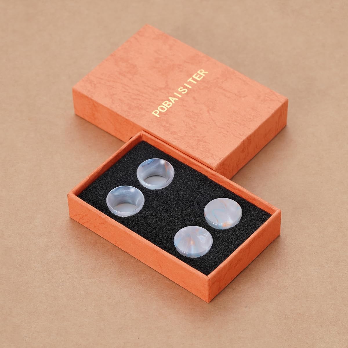 4PCS Acrylic Ear Plugs and Tunnels 4 Colors Ear Gauge Tunnels Set Expander Stretcher For Women Men Body Piercing Jewelry