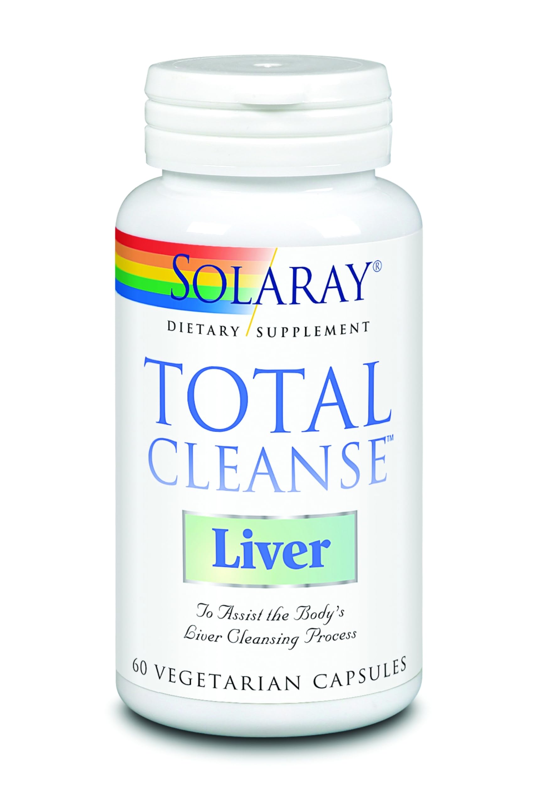 SOLARAY Total Cleanse Liver Supplement, 60 Count Veg Capsules