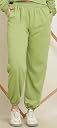 GLAMY Women's Soild Comfort Wear Loose Fit Fleece Warm Track Pants Lower || 11COLOURS || Plus Sizes || 3XL - 10XL || (in, Alpha, 6XL, Plus, Olive Green) gallery image