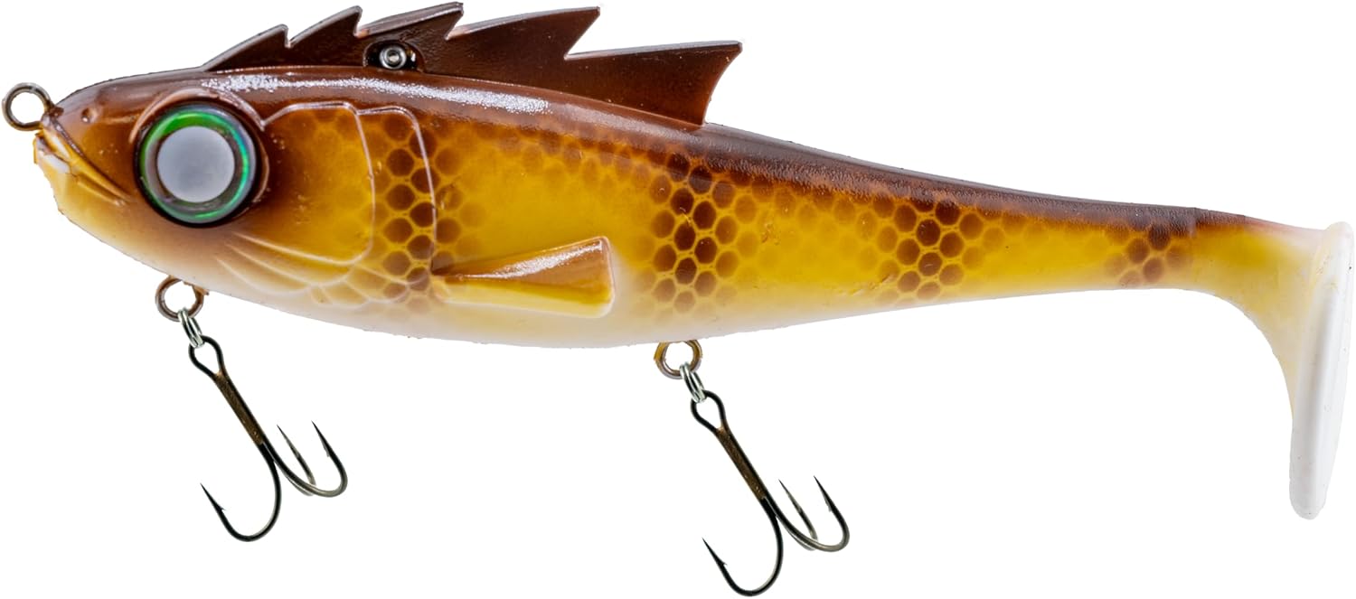 Livingston Mustang Soft Plastic Musky Swimbait Lure Musky Paddle Tail for Pike and Muskie