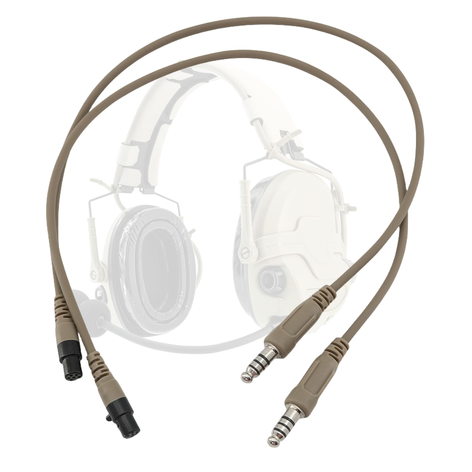 Câble adaptateur double canal pour casque TAC700 HEARFALCOM version DE