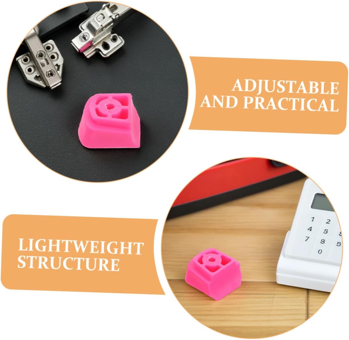 BESPORTBLE Inline Skate Brake Stopper Non Slip er Skate Replacement Block for Lightweight Design with Fastening