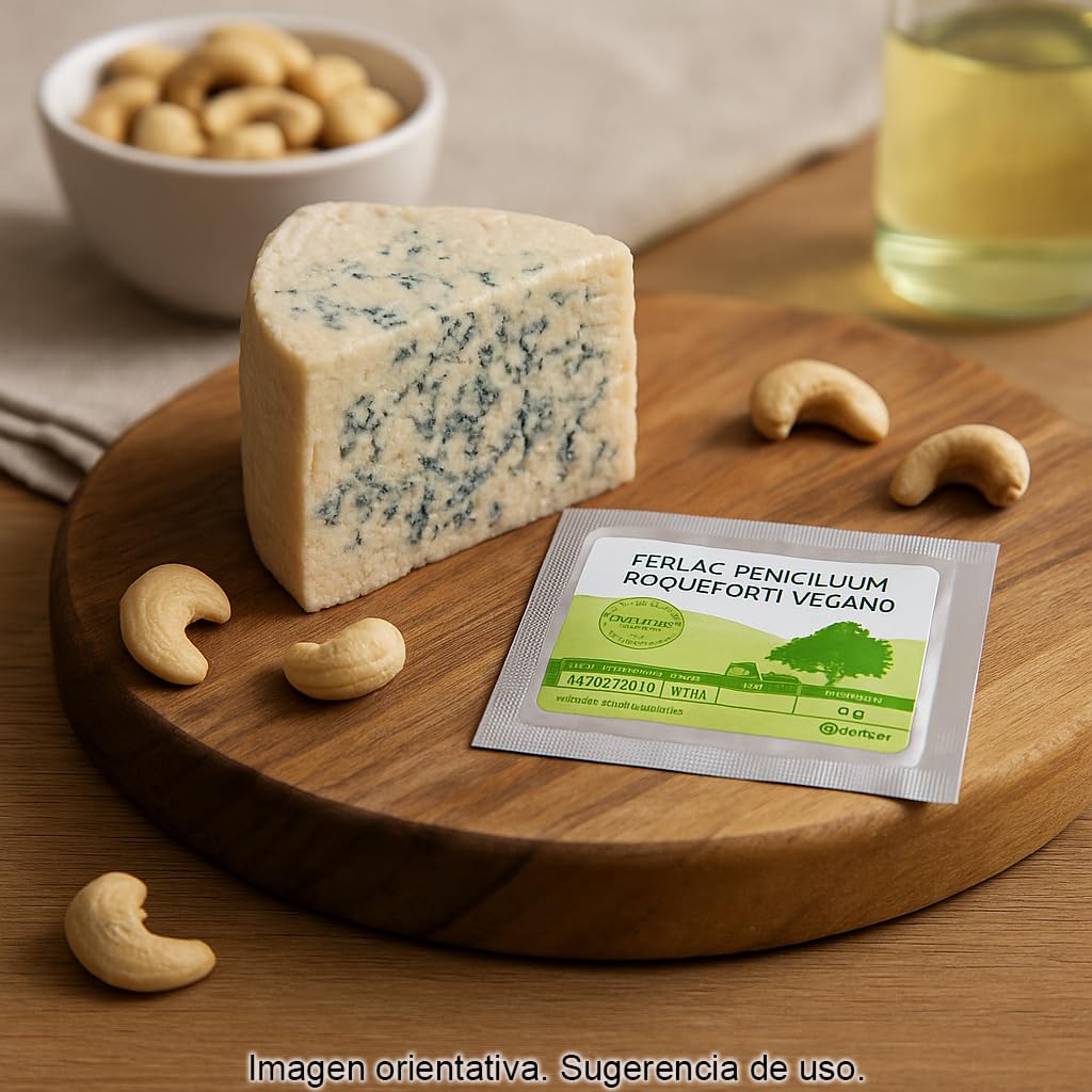 Cocinista Penicillium Roqueforti Vegano - 3 g - Mohos Alimentarios Veganos - Queso Roqueforti Vegano