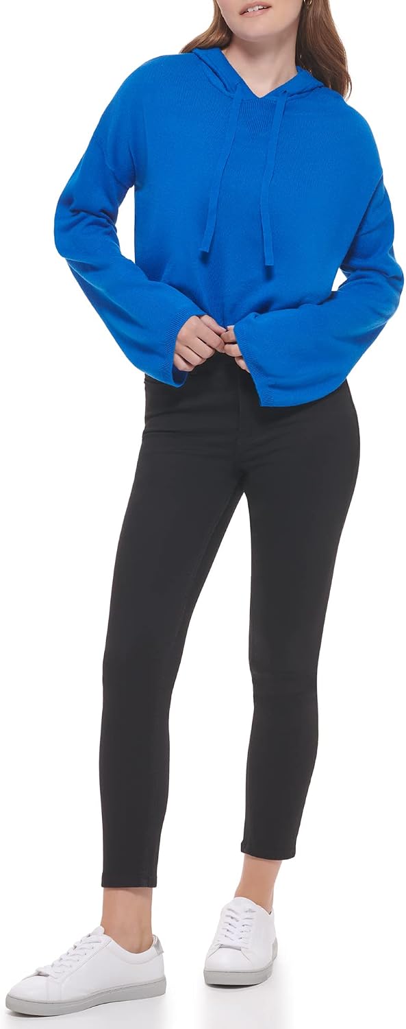 Calvin Klein Women's Chain Stitch V-neck Sweater