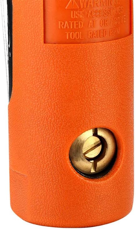 WORKPAD Mini Air Straight Die Grinder, 25000 RPM, Mini Pneumatic Tools, Equipped with 1/4-inch, 1/8-inch collets and 2 wrenches