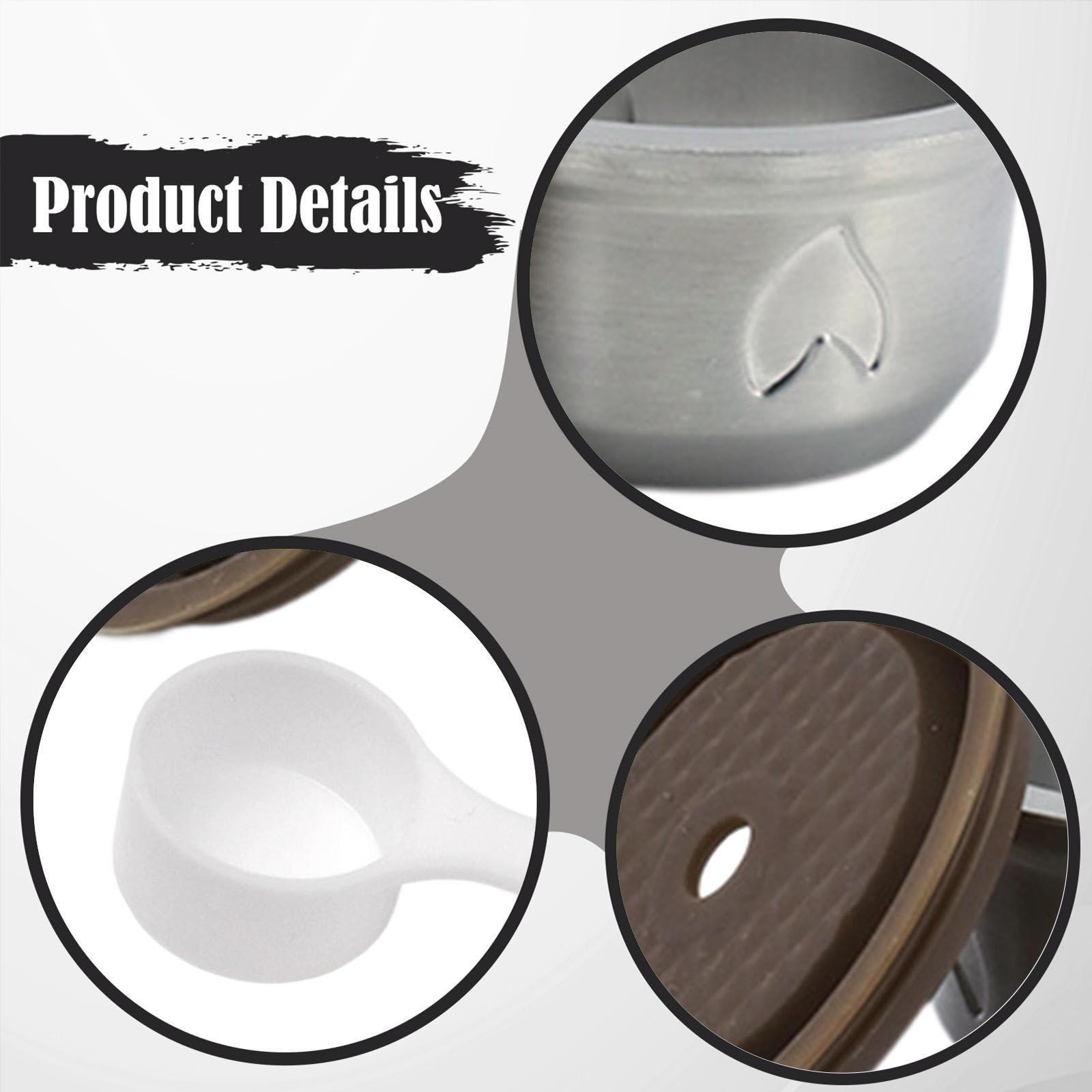 perfk Juego de cápsulas de café reutilizables, cápsula multiusos de acero inoxidable, taza de filtro de regalo, cápsulas de café rellenables, accesorios, 230 Ml