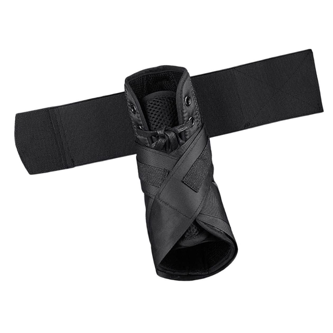 COLLBATH Adjustable Ankle Support Sleeve for Sports Compression Ankle Brace Wrap for Relief Swelling and Stabilization for Active