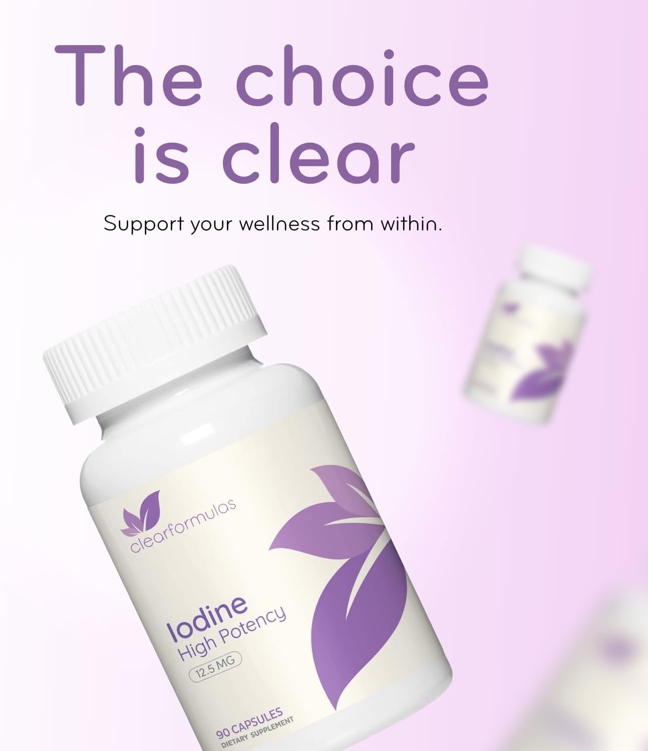 High Potency Potassium Iodine Supplement - Potassium Iodide USP and Free Iodine Capsules 12.5mg Precise Dosage Blend - Capsule Alternative to Lugol's Supplement for Thyroid Energy & Immunity (3 Month) - Image 7