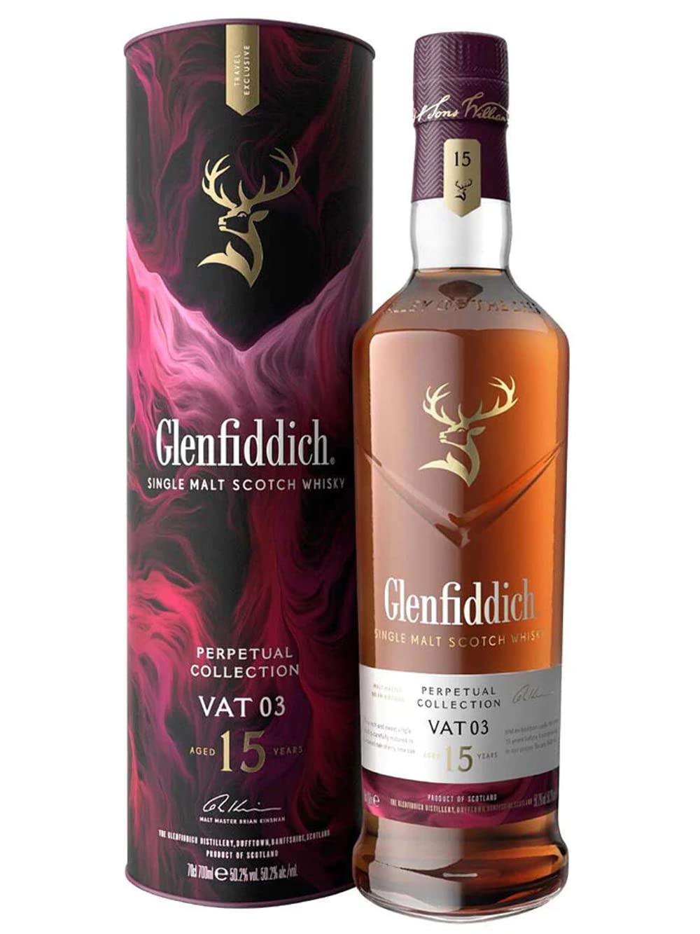 Glenfiddich 15 Years Old Perpetual Collection VAT 03 50,2% Vol. 0,7l in Geschenkbox
