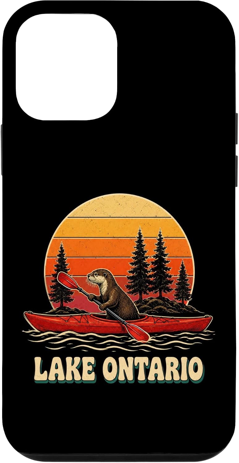 Lake Ontario Otter Kayak Paddling Forest Lake Outdoors Case for iPhone 12 mini