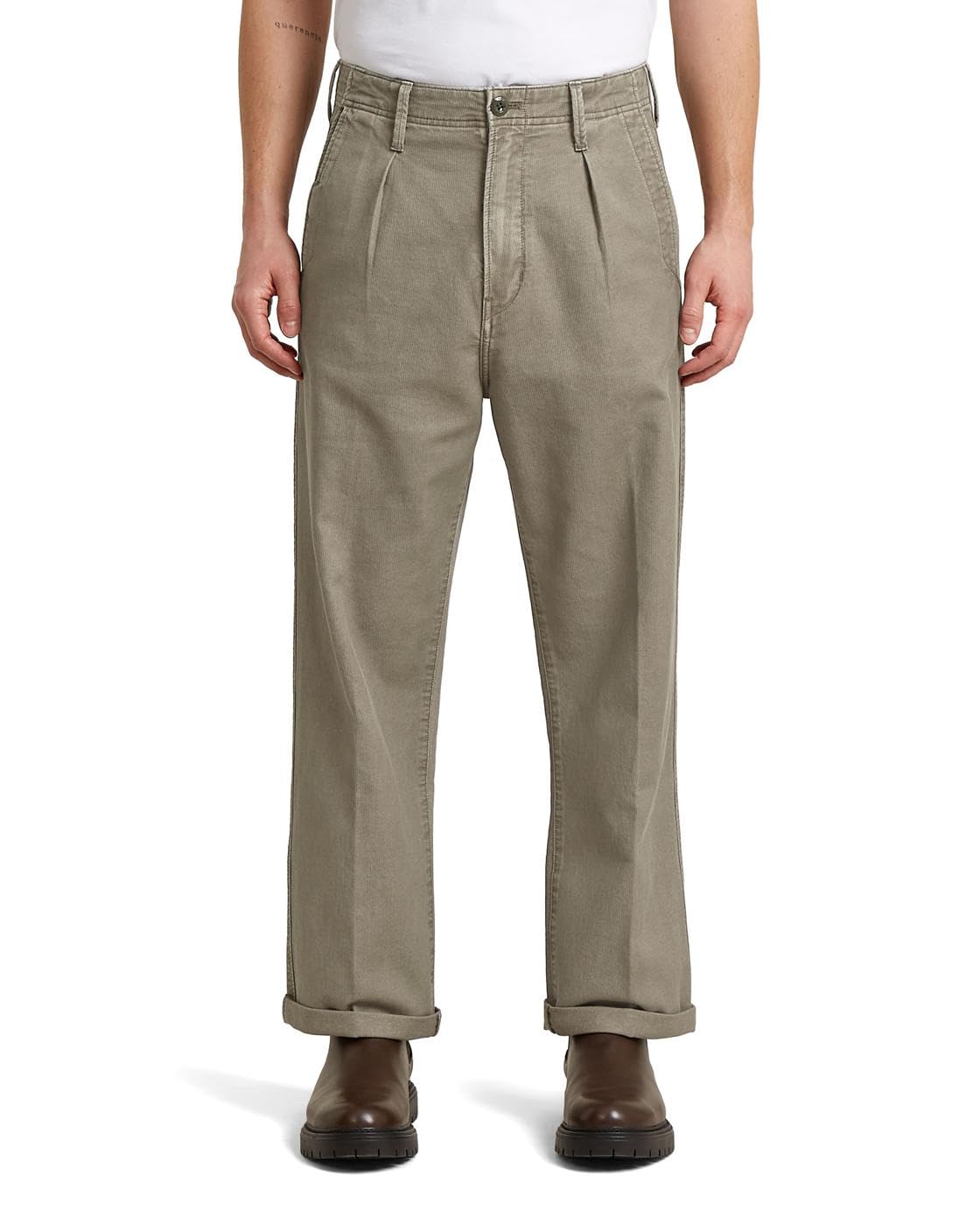 G-Star Pantalones Pleated Chino Relaxed - Pantalones Hombre
