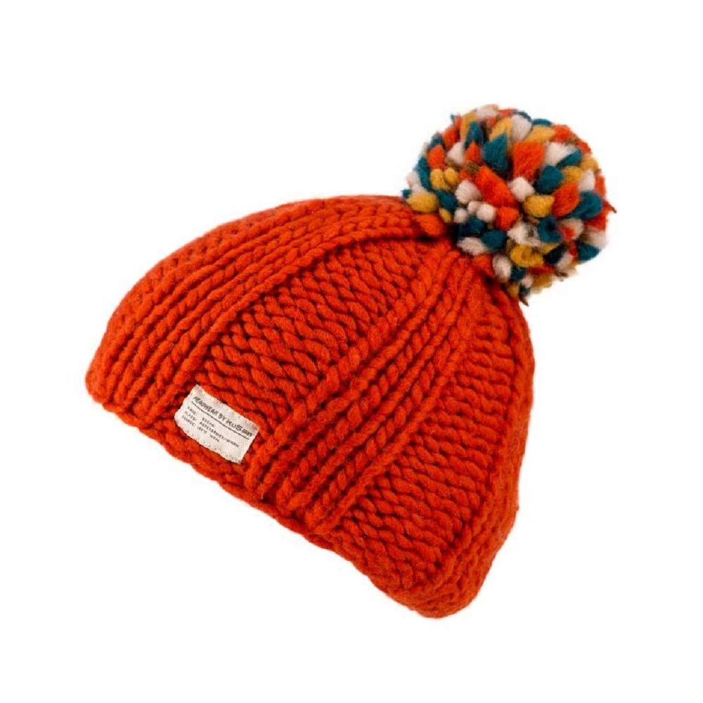 Kusan100% Wool Bobble Beanie Hat PK1524/1724/1824