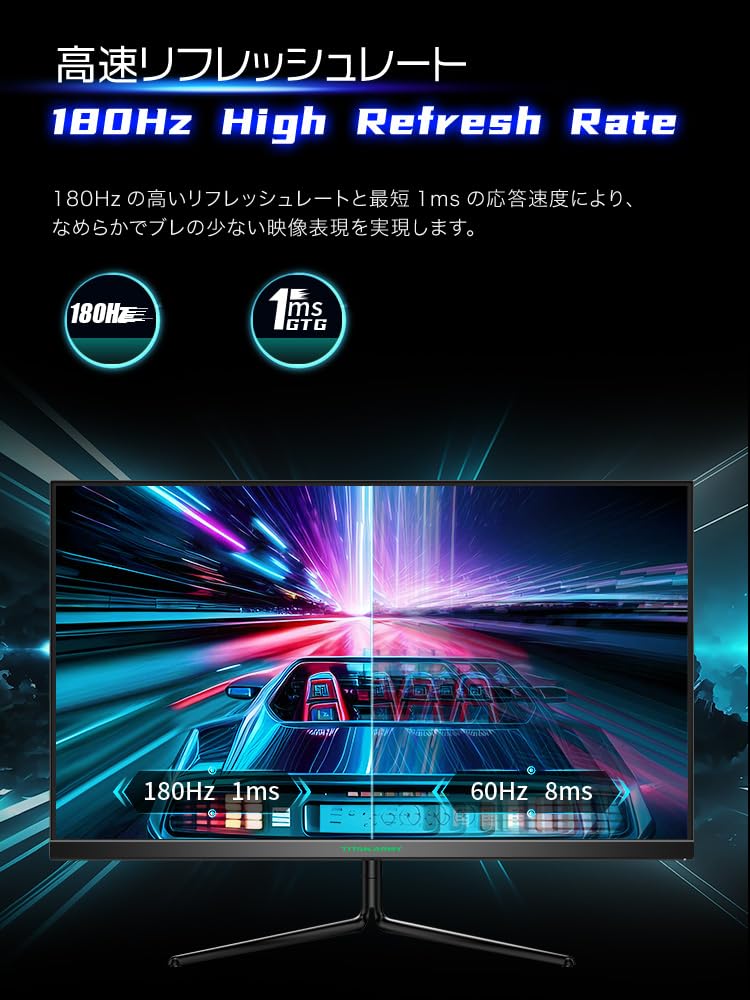 Amazon.co.jp: TITAN ARMY 24.5インチ ゲーミングモニター P25A2GC